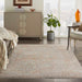 Nourison Lustrous Weave LUW02 Grey / Brick Rug