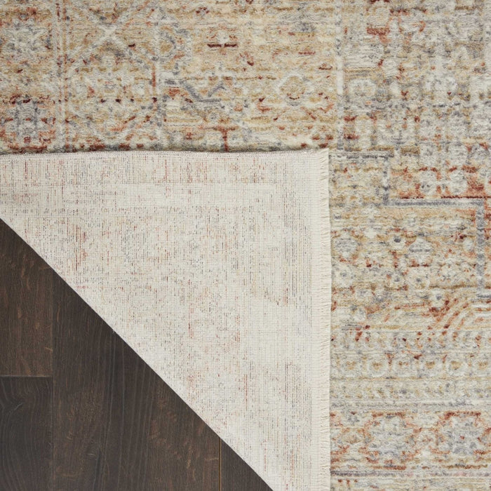 Nourison Lustrous Weave LUW02 Grey / Brick Rug