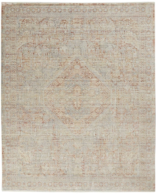 Nourison Lustrous Weave LUW02 Grey / Brick Rug