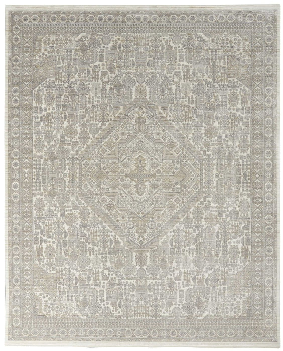 Nourison Lustrous Weave LUW02 Ivory / Beige Rug