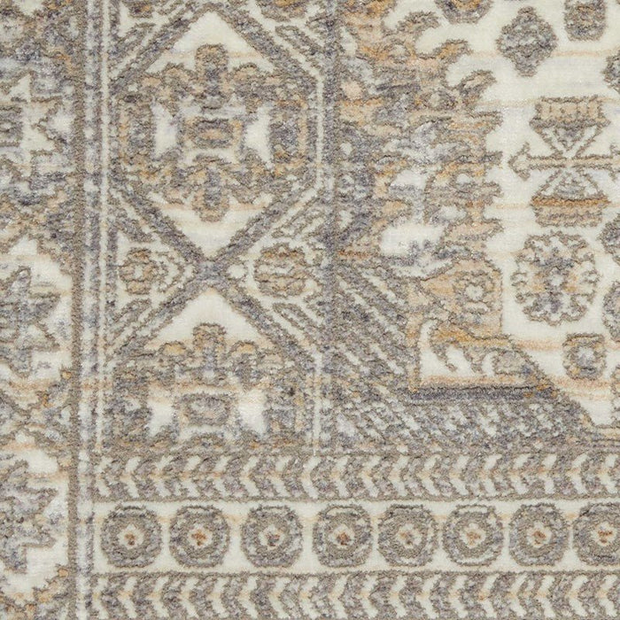 Nourison Lustrous Weave LUW02 Ivory / Beige Runner Rug