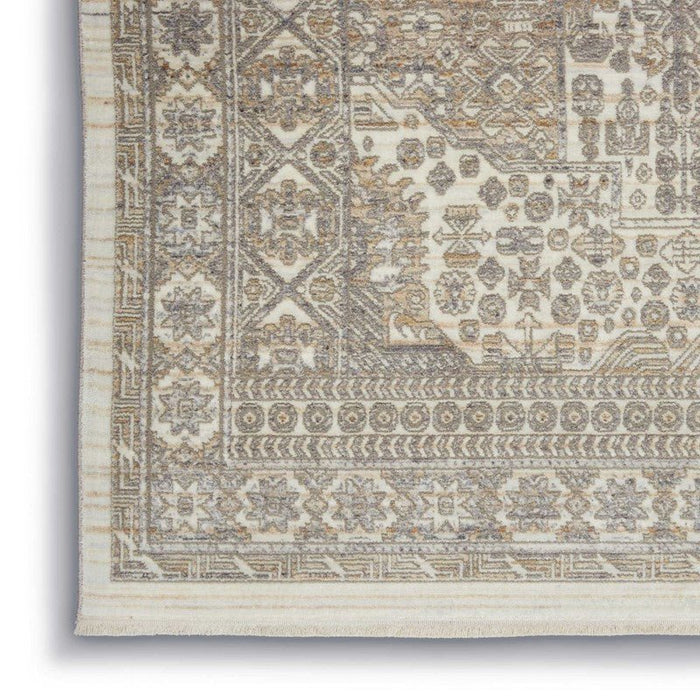 Nourison Lustrous Weave LUW02 Ivory / Beige Runner Rug