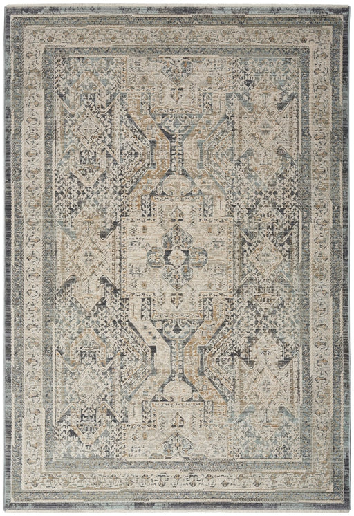 Nourison Lynx LNX01 Ivory Charcoal Rug