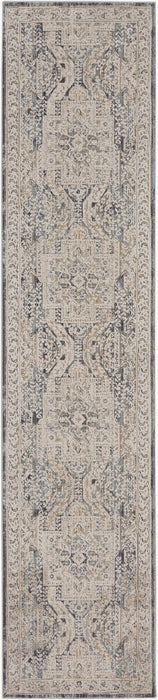 Nourison Lynx LNX01 Ivory Charcoal Runner Rug