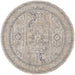 Nourison Lynx LNX01 Ivory Grey Blue Round Rug