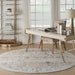 Nourison Lynx LNX02 Ivory Taupe Round Rug