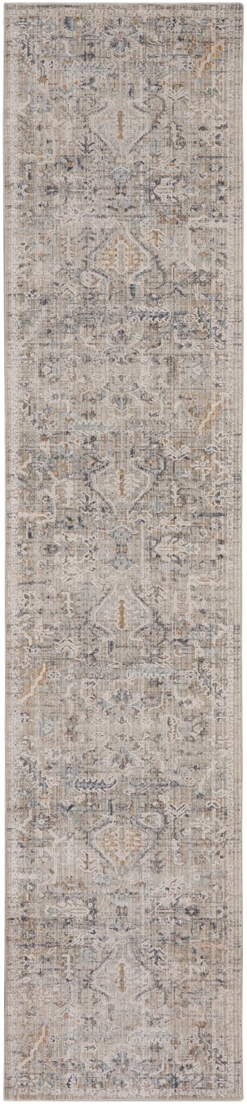 Nourison Lynx LNX02 Ivory Taupe Runner Rug