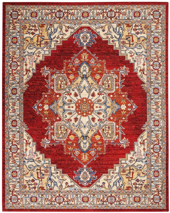 Nourison Majestic MST05 Red Rug