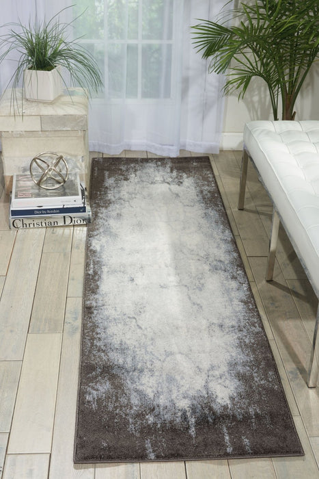 Nourison Maxell MAE01 IVGRY Runner Rug