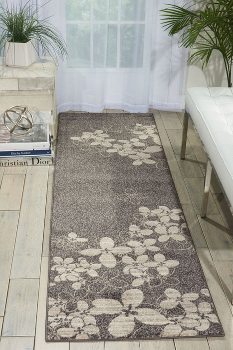 Nourison Maxell MAE02 Charcoal Runner Rug