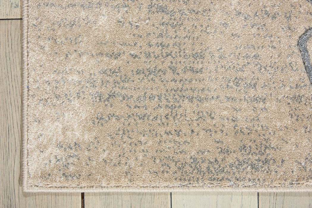 Nourison Maxell MAE04 Beige Runner Rug