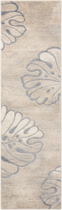 Nourison Maxell MAE04 Beige Runner Rug