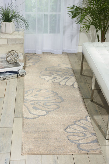 Nourison Maxell MAE04 Beige Runner Rug