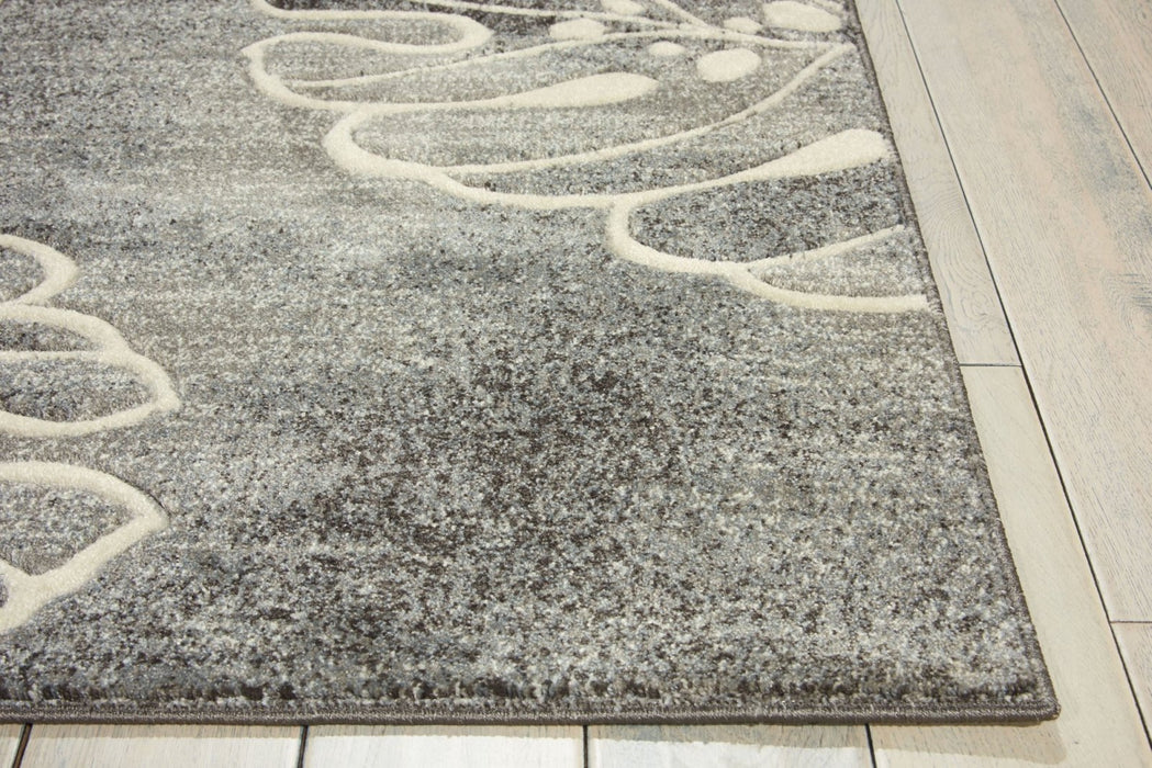 Nourison Maxell MAE04 Grey Runner Rug