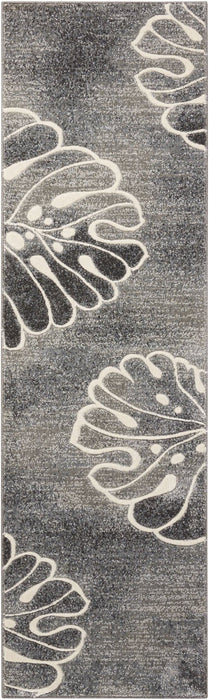 Nourison Maxell MAE04 Grey Runner Rug