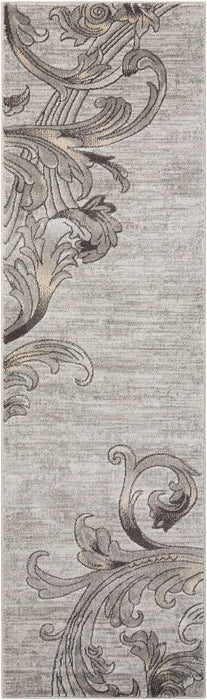 Nourison Maxell MAE05 Graphite Runner Rug