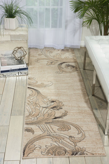 Nourison Maxell MAE05 Mocha Runner Rug