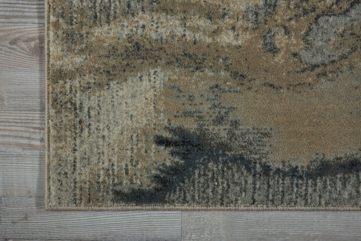 Nourison Maxell MAE07 Ivory/Grey Runner Rug