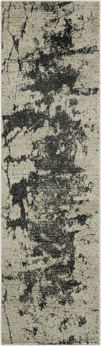 Nourison Maxell MAE07 Ivory/Grey Runner Rug
