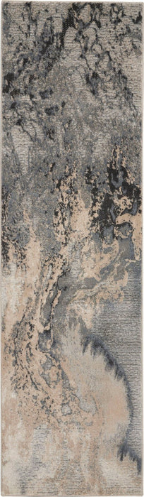 Nourison Maxell MAE08 Grey Runner Rug