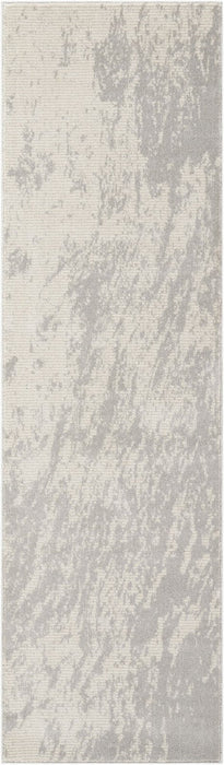 Nourison Maxell MAE12 Ivory Grey Runner Rug