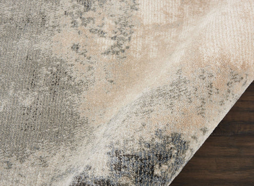 Nourison Maxell MAE13 Ivory Grey Runner Rug