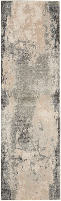 Nourison Maxell MAE13 Ivory Grey Runner Rug