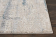 Nourison Maxell MAE17 Ivory Teal Runner Rug