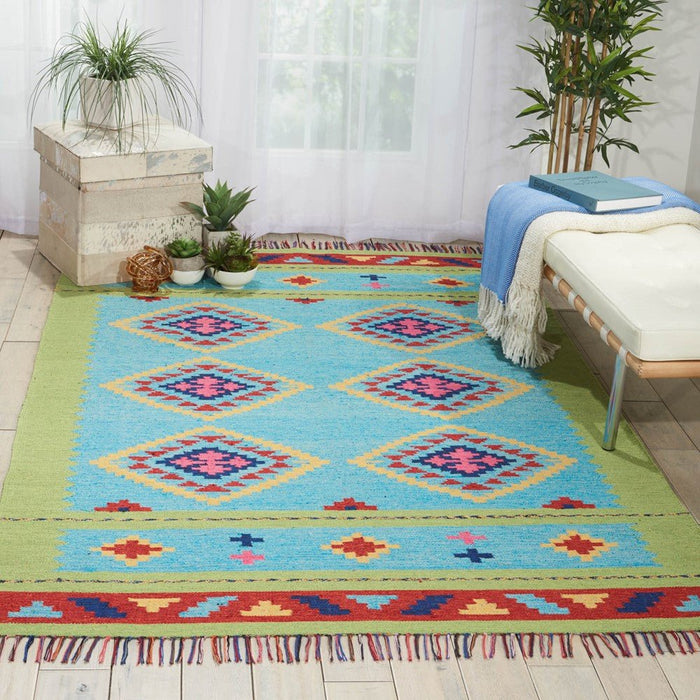Nourison Nourison - Baja Baja - BAJ02 Blue Green Rug