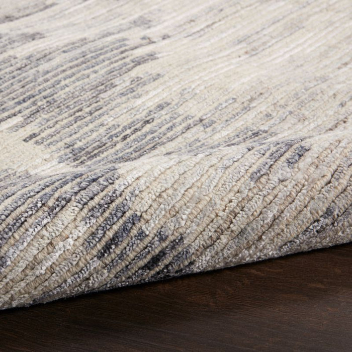 Nourison Ocean OCP03 Cream Charcoal Rug