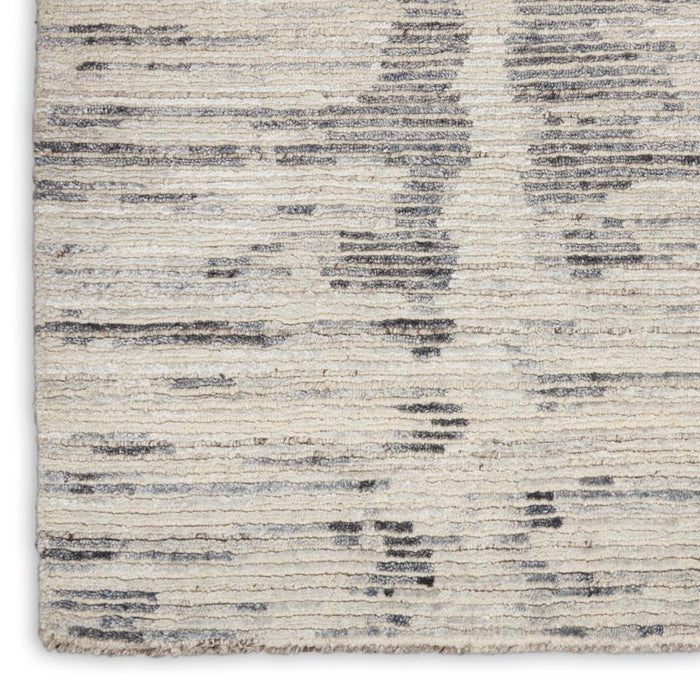 Nourison Ocean OCP03 Cream Charcoal Rug