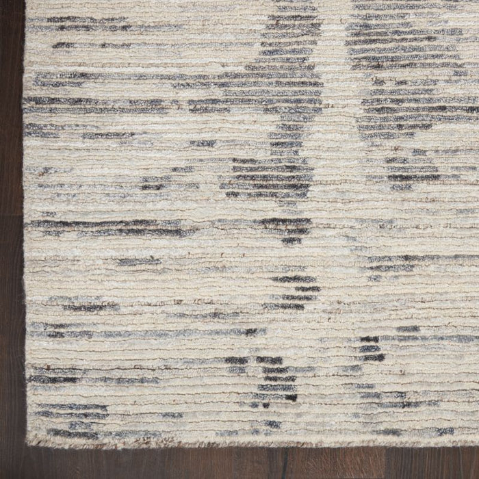 Nourison Ocean OCP03 Cream Charcoal Rug
