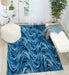Nourison Organic Modern OM001 Ocean Rug