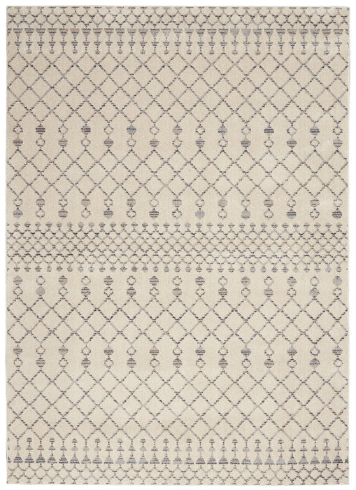 Nourison Palermo PMR03 Beige / Grey Rug
