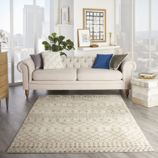 Nourison Palermo PMR03 Beige / Grey Rug
