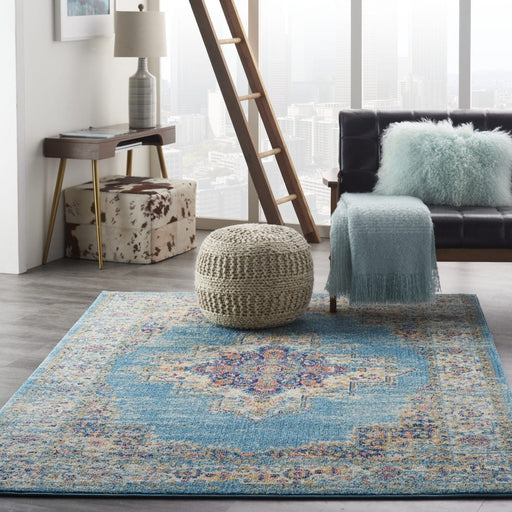 Nourison Passion PSN03 LTBLU Rug