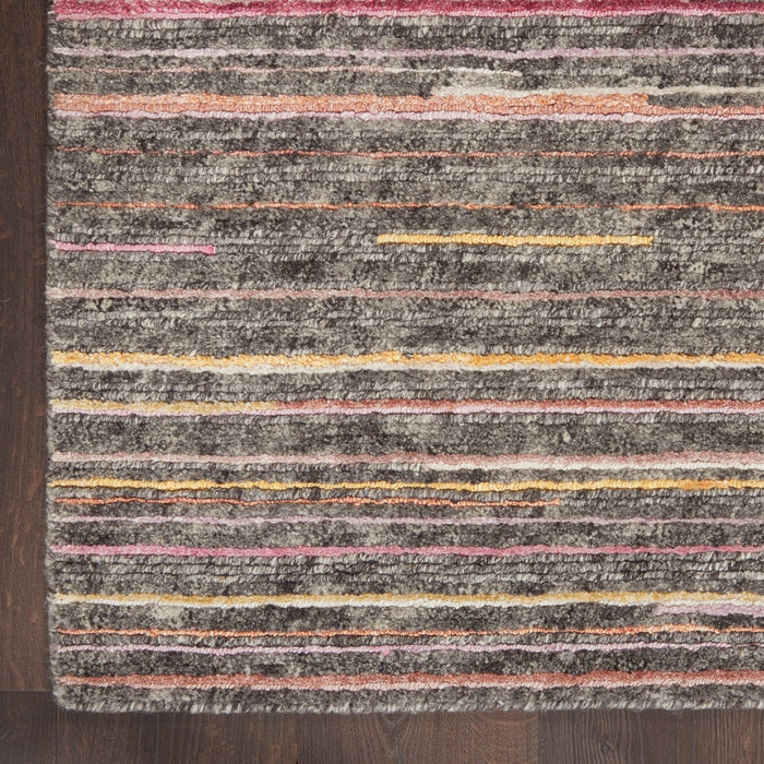 Nourison Plateau PAE01 Grey Flame Rug