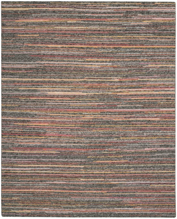 Nourison Plateau PAE01 Grey Flame Rug