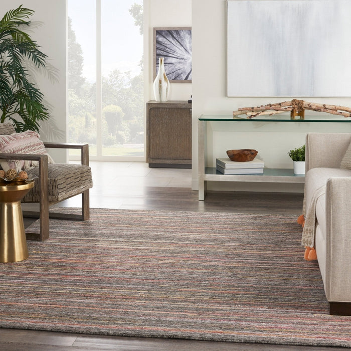 Nourison Plateau PAE01 Grey Flame Rug
