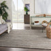 Nourison Plateau PAE01 Grey Green Rug
