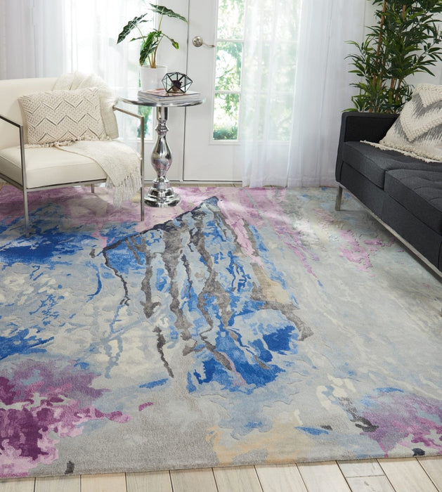 Nourison Prismatic PRS11 Grey/Multi Rug