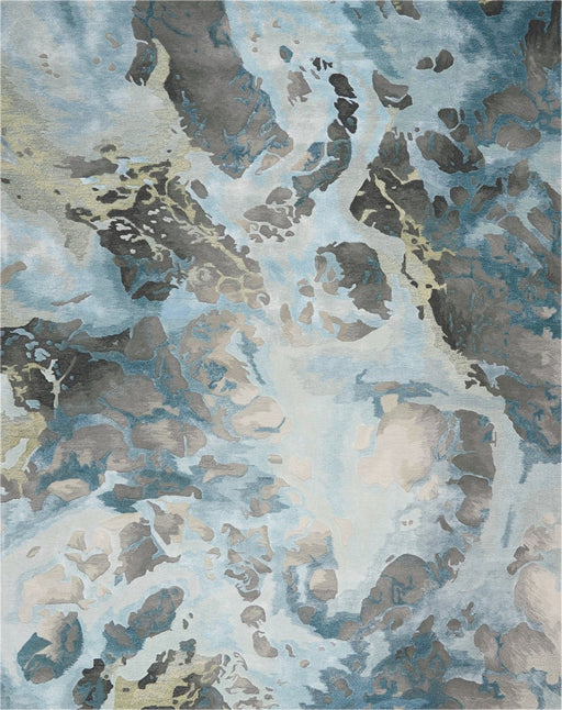 Nourison Prismatic PRS14 Grey Slate Rug