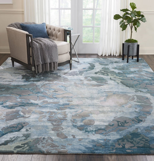 Nourison Prismatic PRS14 Grey Slate Rug