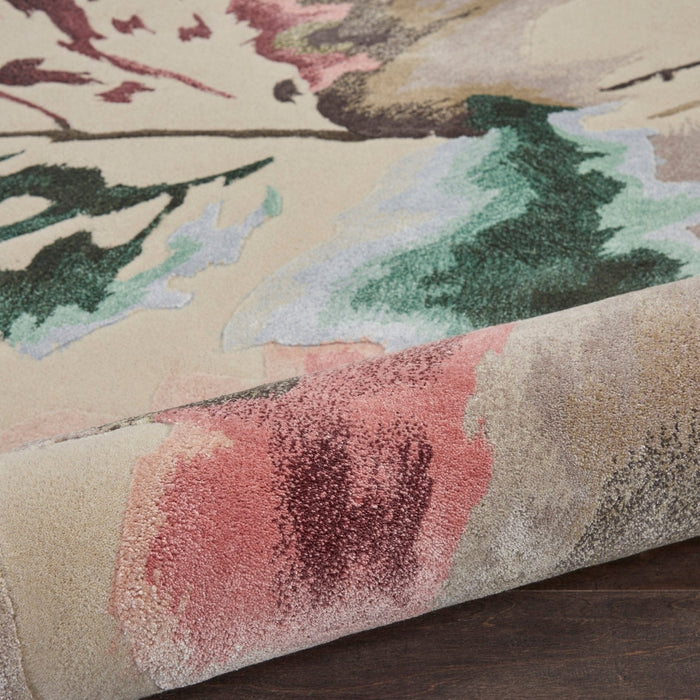 Nourison Prismatic PRS15 Beige Multi Rug