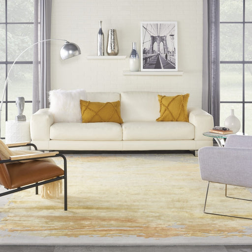 Nourison Prismatic PRS19 Grey Gold Rug