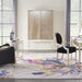 Nourison Prismatic PRS20 Grey Lilac Multi Rug
