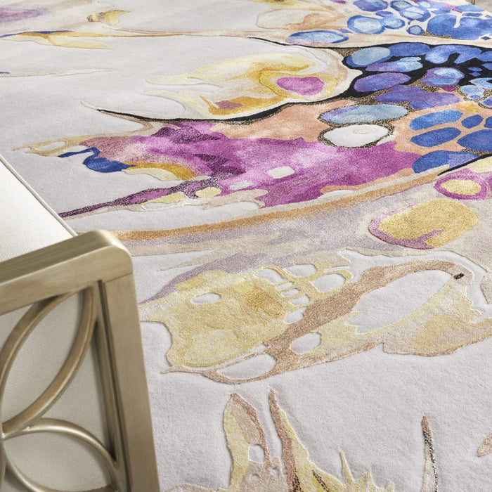 Nourison Prismatic PRS20 Grey Lilac Multi Rug