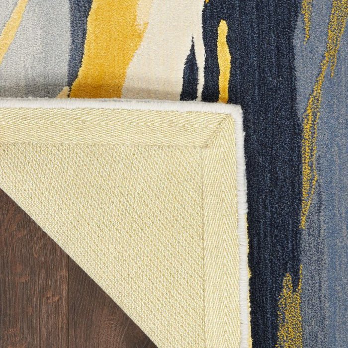 Nourison Prismatic PRS24 Grey Gold Rug