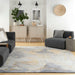 Nourison Prismatic PRS28 Grey Gold Rug