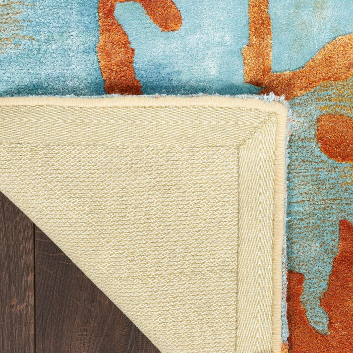 Nourison Prismatic PRS29 Gold Multicolour Rug